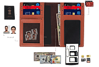 3 pc Travel set: Mini Passport holder
