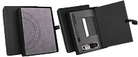 Compact 4 pc Gray gift set: A5 size Notebook