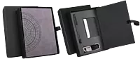 Compact 4 pc Gray gift set: A5 size Notebook