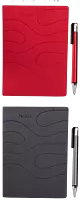 Ribbon Notebook Gift set: A5 Ribbon Notebook With Classy Metal Pen