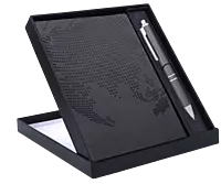 Globe Notebook Gift set: A5 Globe Notebook With Pen
