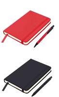 Classic Notebook Gift set: A5 Elastic Notebook With Flat Pen