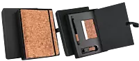 Compact 4 pc Cork gift set: Cork Notebook