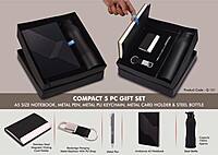 Compact 5 Pc Black Gift Set: