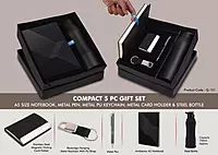 Compact 5 Pc Black Gift Set: