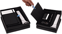Compact 5 Pc Gift Set: A5 Size Notebook, Metal Pen