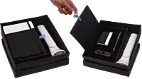 Compact 5 Pc Gift Set: A5 Size Notebook, Metal Pen