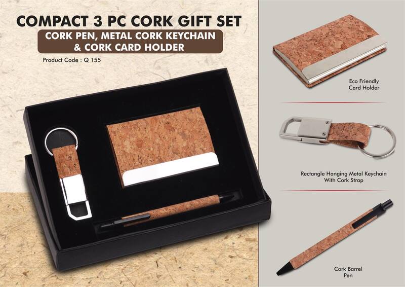 Compact 3 Pc Cork Gift Set: