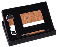 Compact 3 Pc Cork Gift Set: