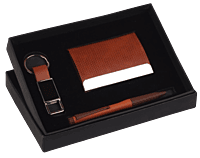 Compact 3 Pc Tan Gift Set: