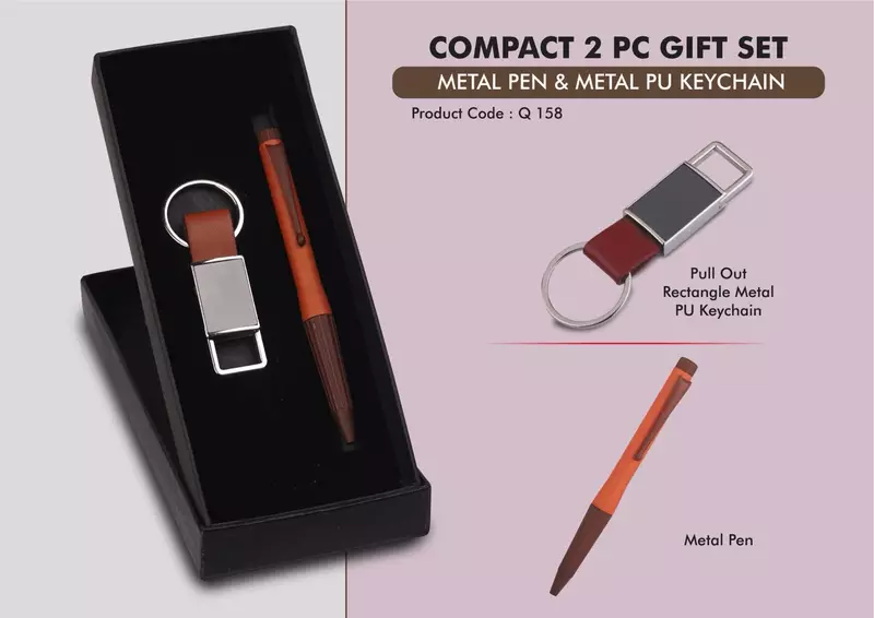 Compact 2 Pc Tan Gift Set: