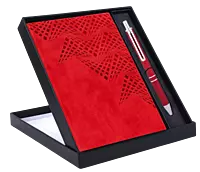 2 in 1 Red Set: Origami notebook with Metal Pen