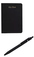 2 in 1 Black Set: Timeless notebook