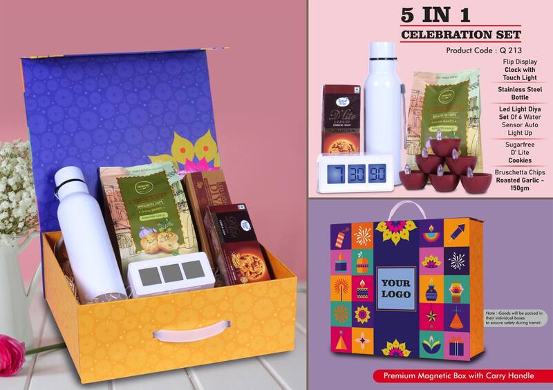 Celebration Set of 5: Bolt SS Bottle 750Mlin Magnetic Gift Box