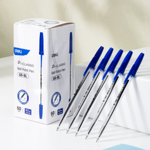 DELI Q6 CLASSIC BALL-POINT PEN 0.7MM BLU