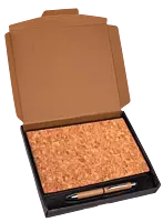 Cork Notebook with Bamboo Stylus pen