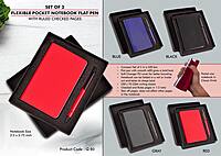 Set of 2: Flexible Pocket A6 Notebook