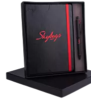 Laser Engrave Color Notebook with Metal Highlight