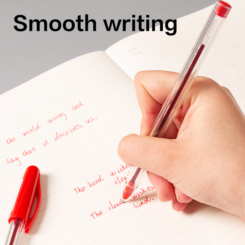 DELI Q99 FINEPOINT BIROS 0.7MM - RED
