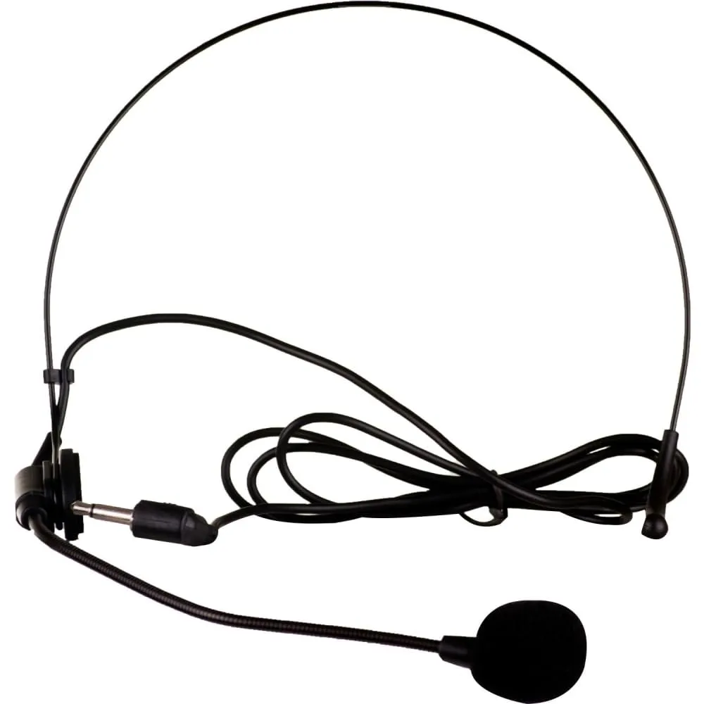 QFX M-309 Wireless Professional Microphone System with Headset & Lapel Microphones, Black