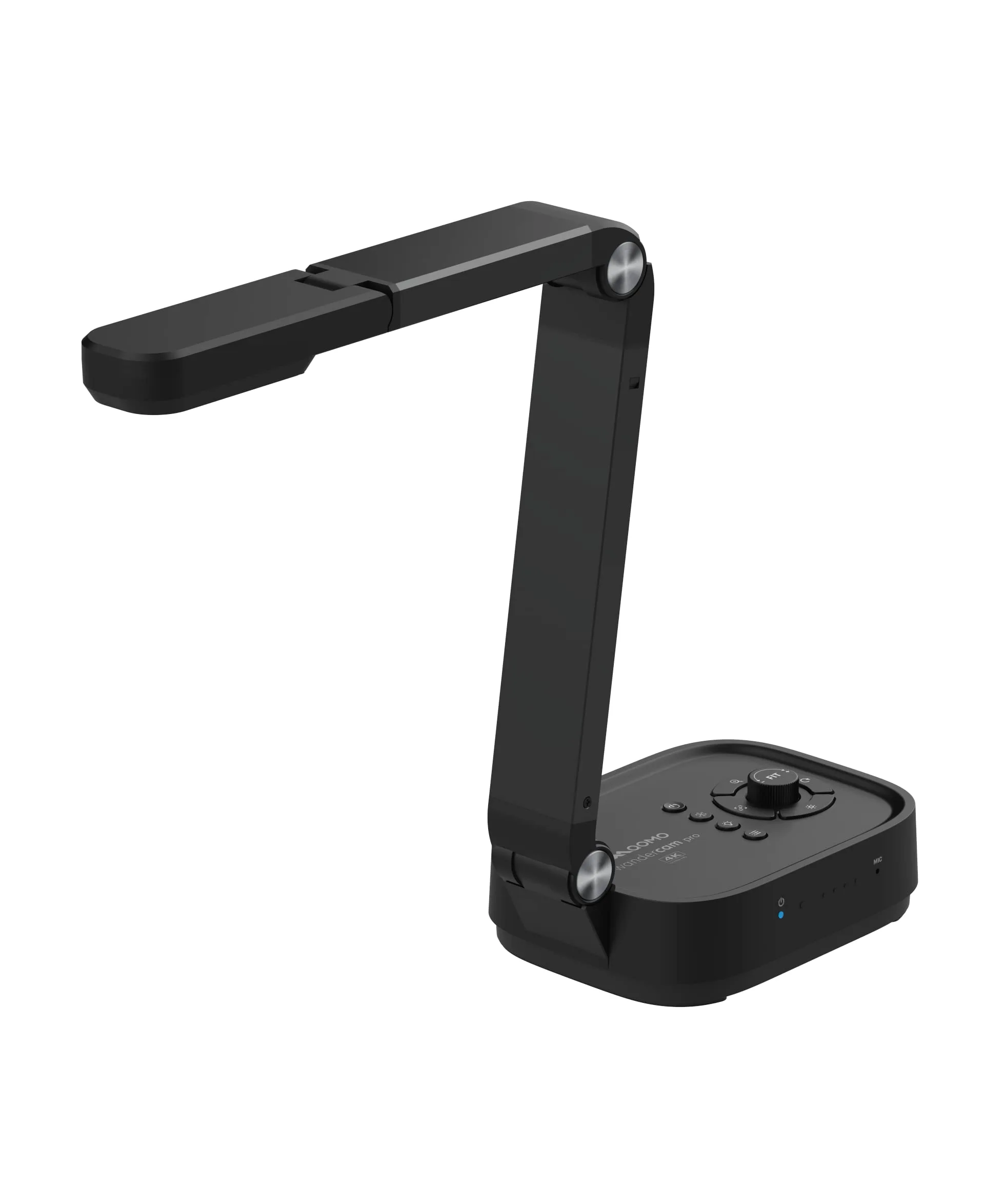 QPC100S 4K USB 13MP Portable Document Camera, with Mic, LED Light,Auto Focus, HDMI/USB Plug and Play, Compatible with Mac OS, Windows, Chromebook Compatible for Live Demo and Document Scanning