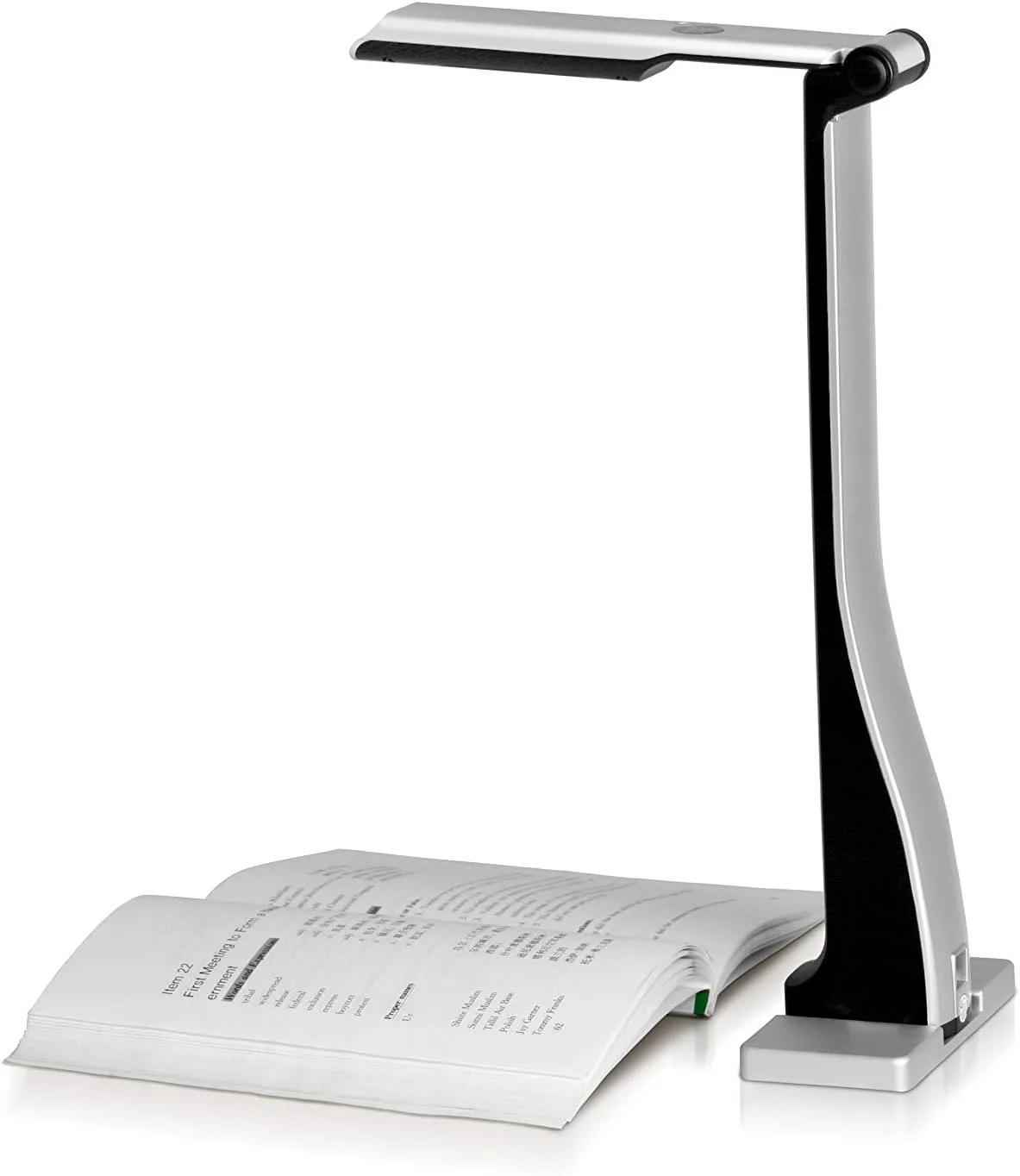 ScannerCam 22 Portable 8.0 MP USB Document Camera with Built-in Mic and LED Light for MAC, PC, Chromebook. Designed for Online Learning, Web Meeting and Document Scanning