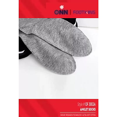 ONN Solid Ankle Length Sock for Men