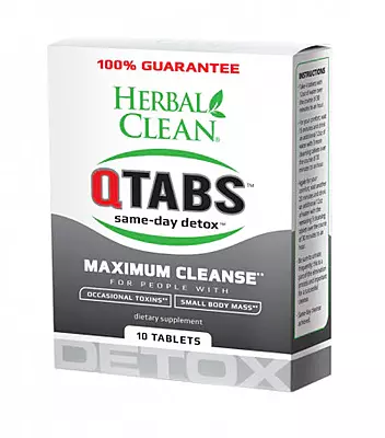 Herbal Clean - QTabs Maximum Cleanse Tablets