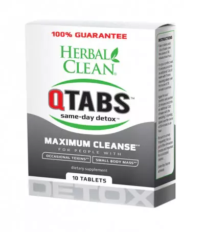 Herbal Clean - QTabs Maximum Cleanse Tablets