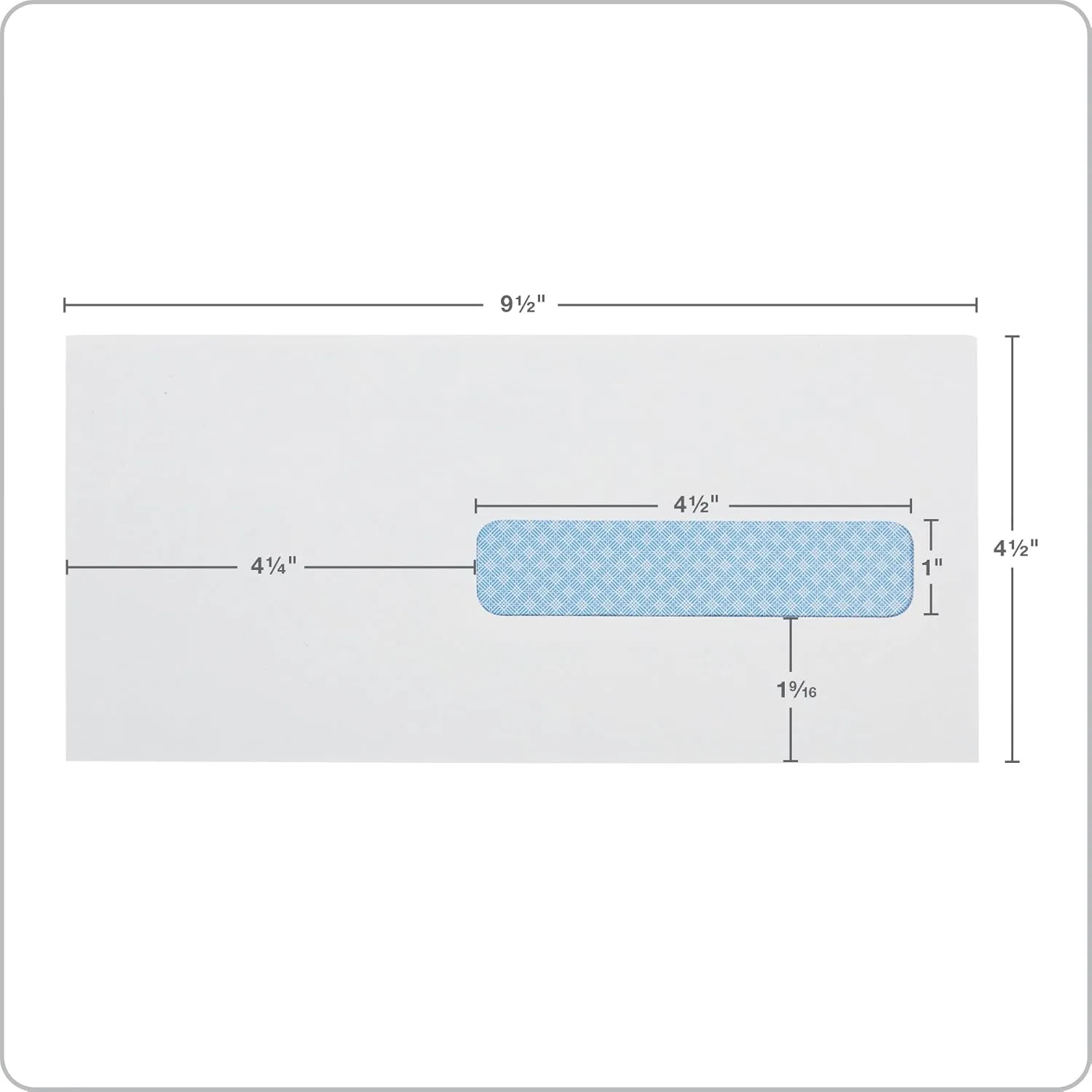 Quality Park Healthcare Claim Form #10 1/2 Envelopes, 1 Window, CMS-1500, Self Seal, Privacy Security Tint, 4-1/2 x 9-1/2 Inches, 24 lb White, 500/Box (QUA21438)