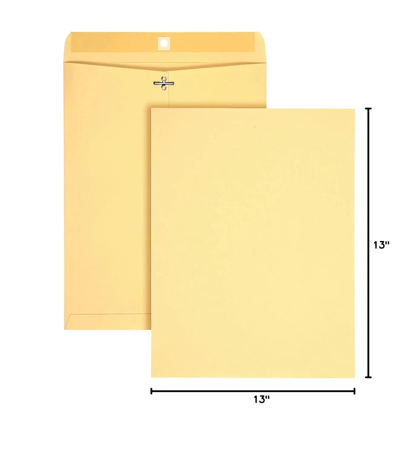 Quality Park 10 x 13 Heavy-Duty Clasp Envelopes, 100/Box