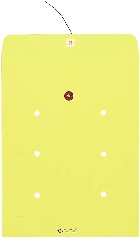 QUALITY PARK 10 x 13 Inter-Department Envelopes, String & Button Closure