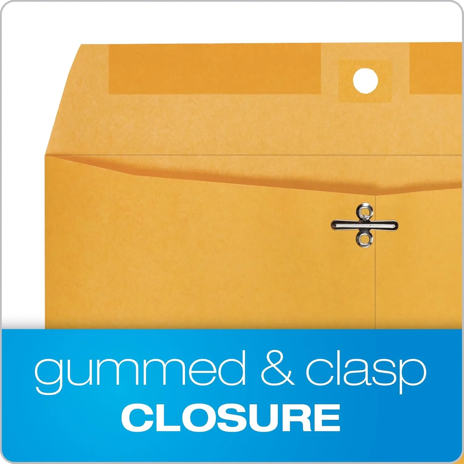 Quality Park Clasp Envelopes, 28 lb Kraft, 100/Box