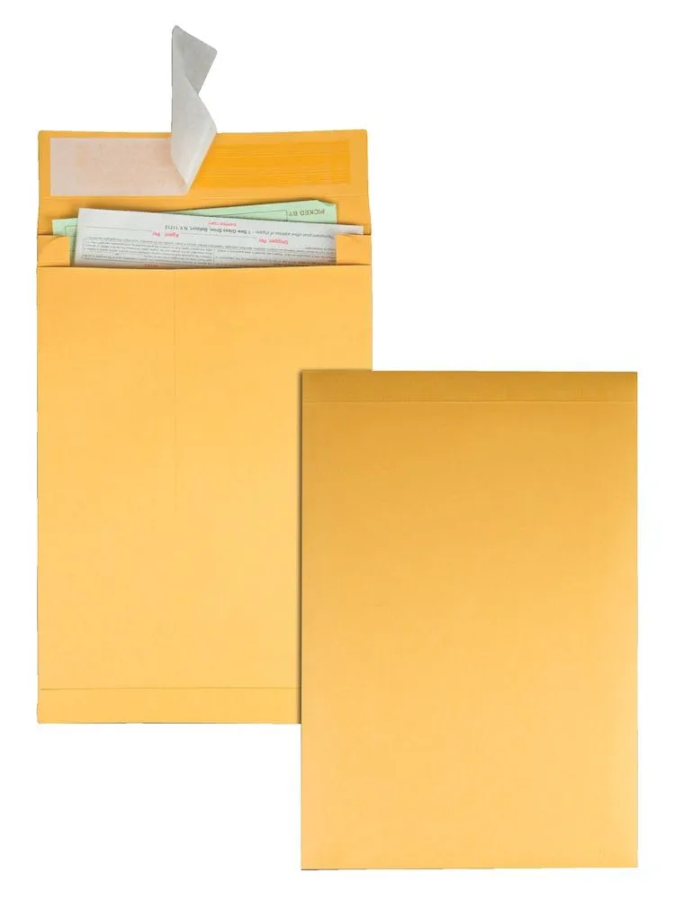 Quality Park Expansion Envelopes, Plain, 40 lbs., 10 x 13 x 2 Inches, 25 per Pack, Kraft (93336), Light Brown