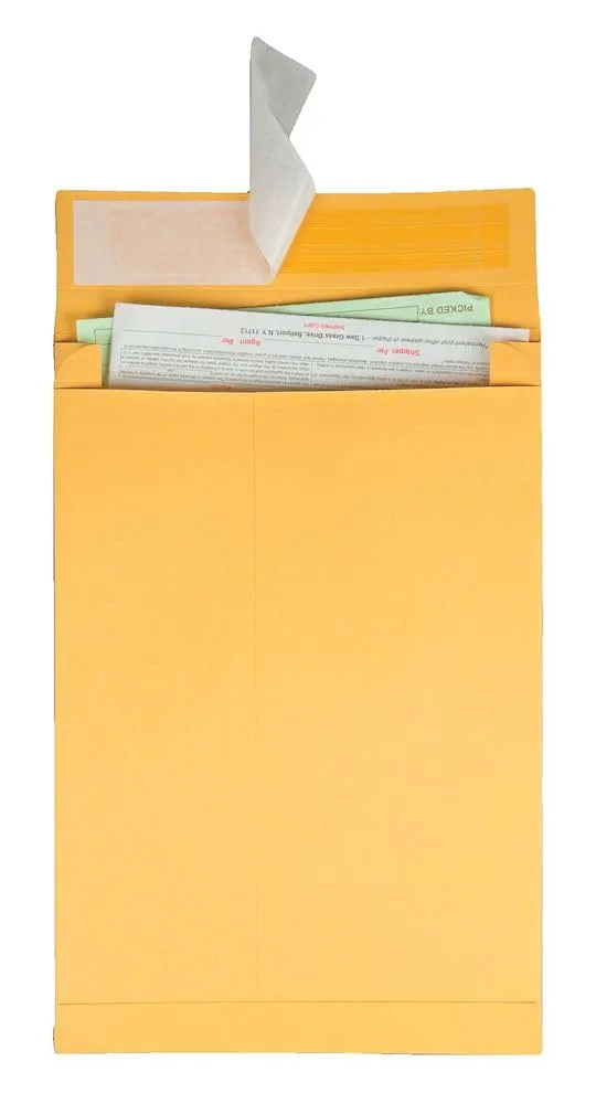Quality Park Expansion Envelopes, Plain, 40 lbs., 10 x 13 x 2 Inches, 25 per Pack, Kraft (93336), Light Brown