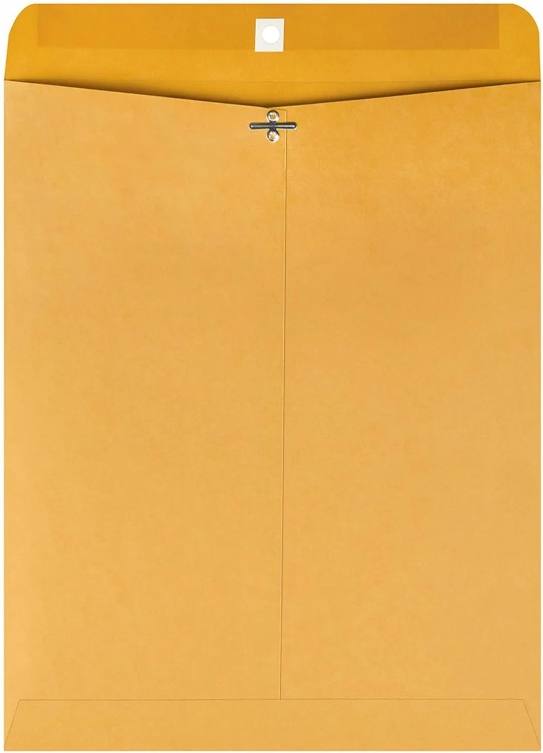 Quality Park Gummed Kraft Clasp Envelopes, 28 lb Kraft