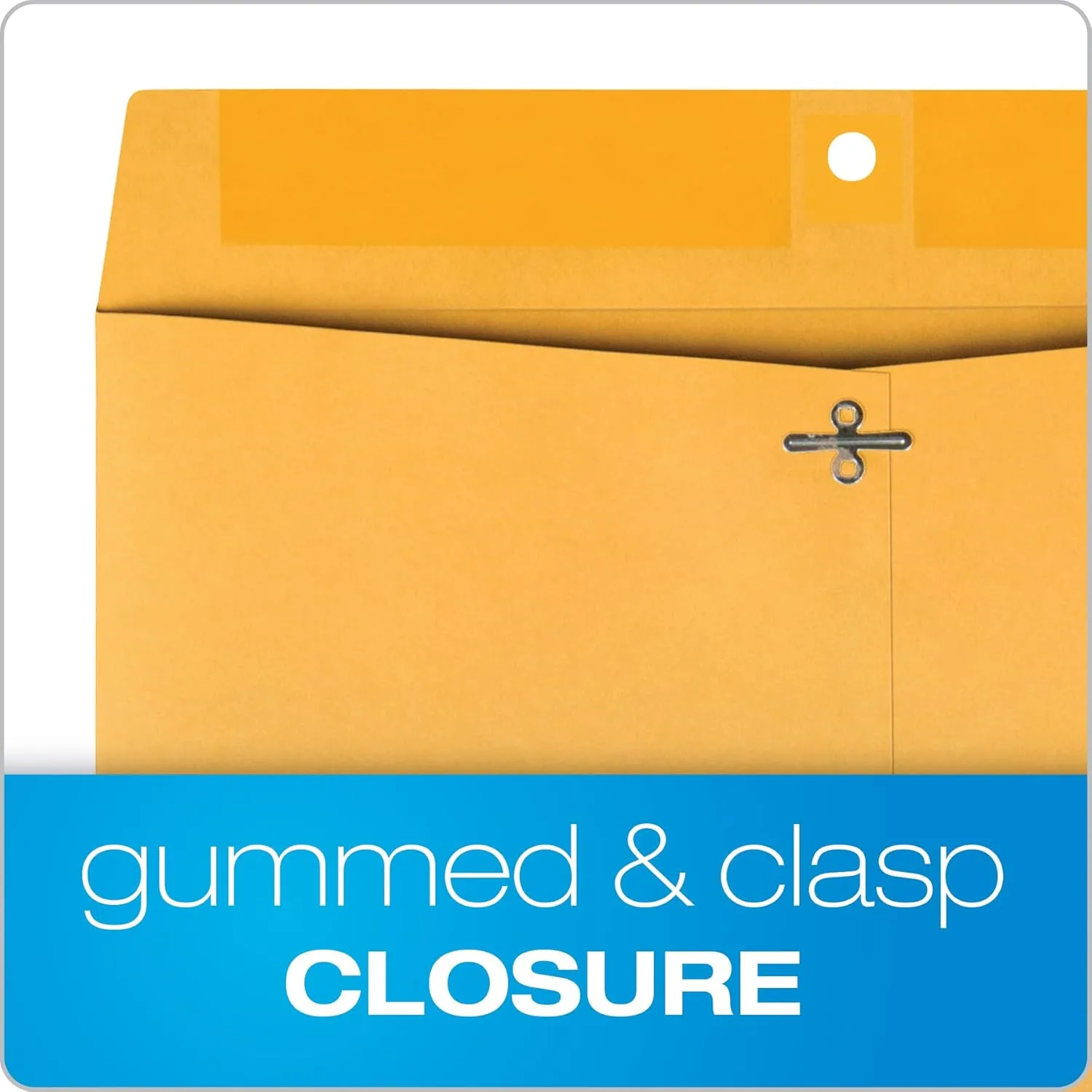 Quality Park Clasp Envelopes, 28 lb Kraft, 100/Box