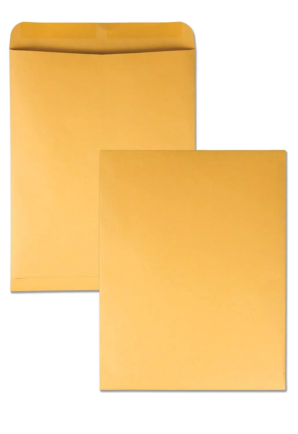 Quality Park Catalog Mailing Envelopes, 12 x 15-1/2 Envelopes, Gummed, Heavy 28 lb. Kraft Paper, For Mailing, Organizing and Storage, 250 per Box (QUA41965), Light Brown