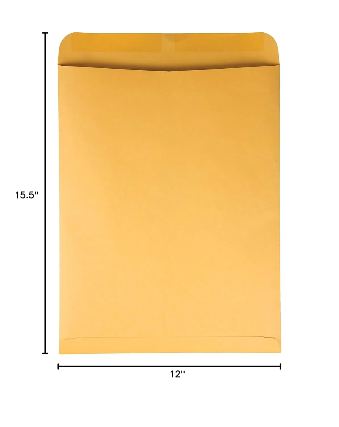 Quality Park Catalog Mailing Envelopes, 12 x 15-1/2 Envelopes, Gummed, Heavy 28 lb. Kraft Paper, For Mailing, Organizing and Storage, 250 per Box (QUA41965), Light Brown