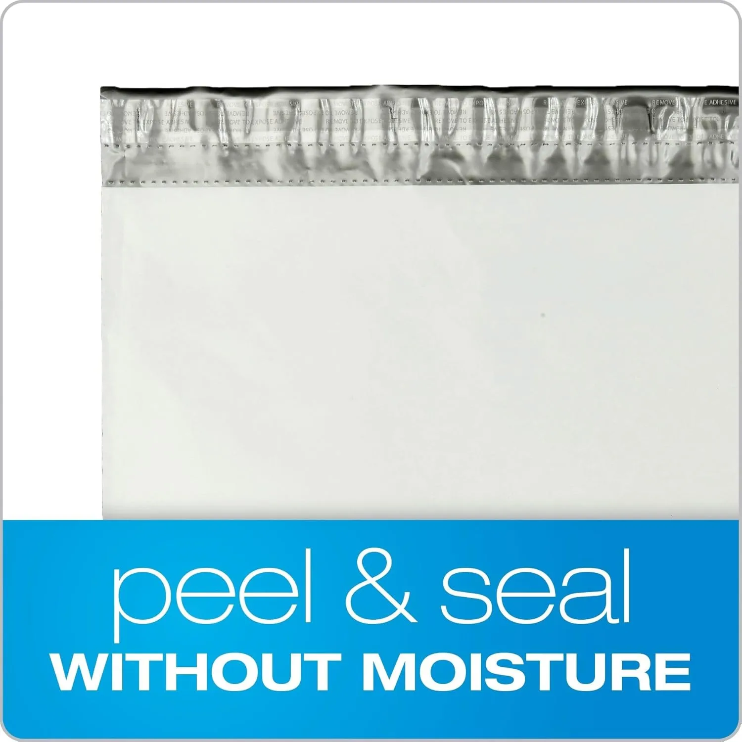 Quality Park 12 x 15-1/2 Jumbo Poly Mailers, Redi-Strip Self-Sealing Closure, Water-Resistant, Tamper Evident, Recycled White, 100 per Box (QUA46199)