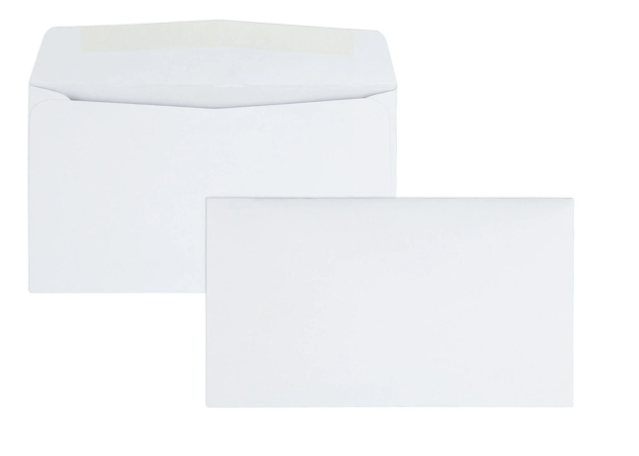 Quality Park #6-3/4 Business Envelopes, Gummed Flap, 24 lb White Wove, 3-5/8 x 6-1/2, 500/Box