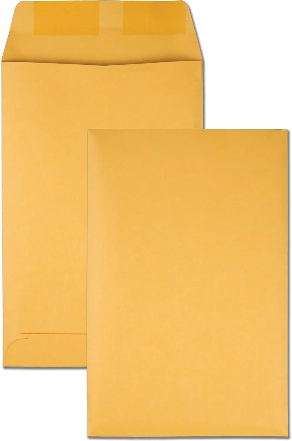 Quality Park Catalog Mailing Envelopes, 6 x 9 Envelopes, Gummed, Heavy 28 lb. Kraft Paper, Greeting Card Size, For Mailing, Organizing and Storage, 100 per Box (QUA40767)