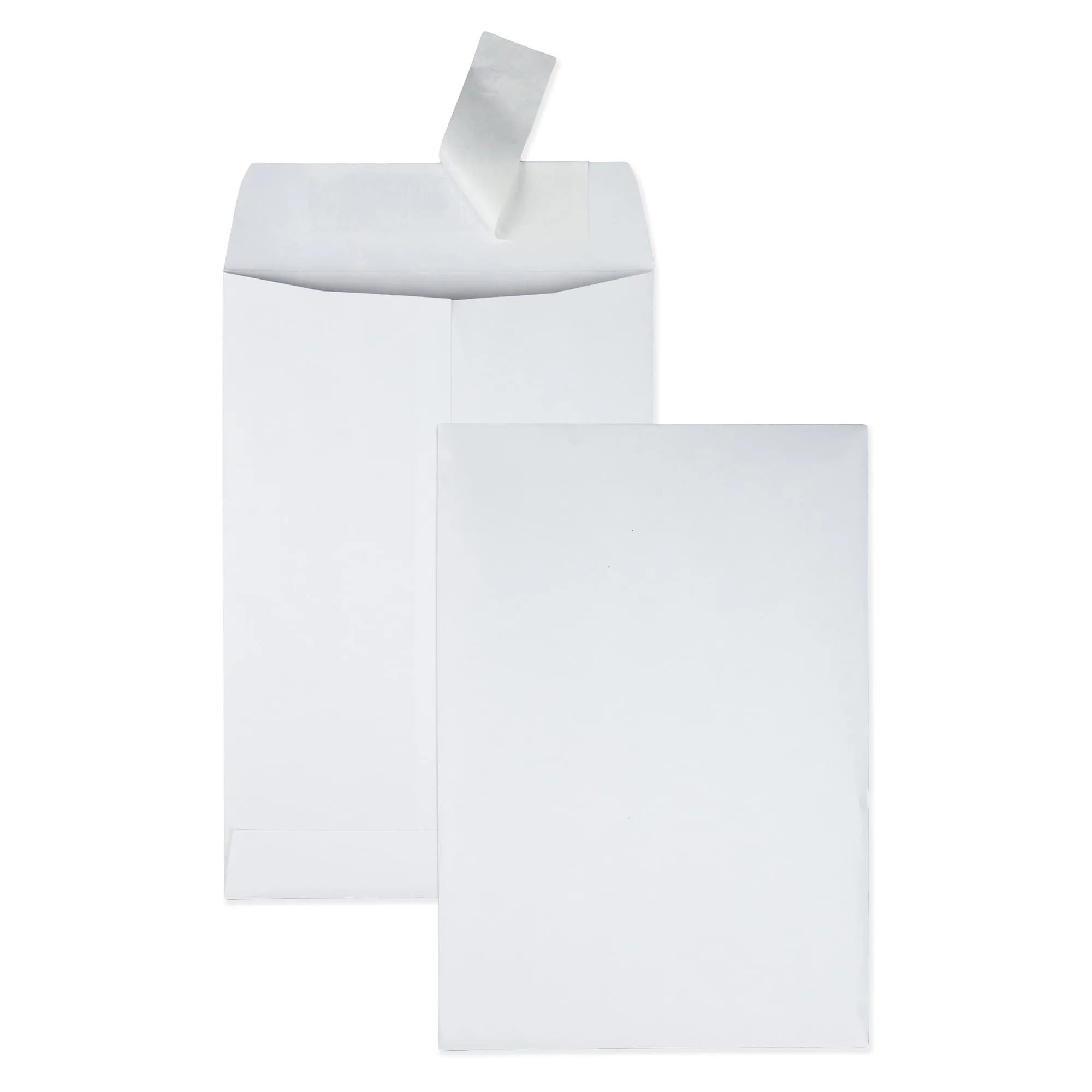 Quality Park 6-1/2 x 9-1/2 Catalog Mailing Envelopes, Redi-Strip Self Seal Closure, 28 lb White Wove Paper, 100 per Box (QUA44334)
