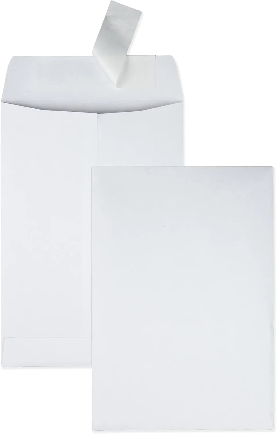Quality Park 6-1/2 x 9-1/2 Catalog Mailing Envelopes, Redi-Strip Self Seal Closure, 28 lb White Wove Paper, 100 per Box (QUA44334)