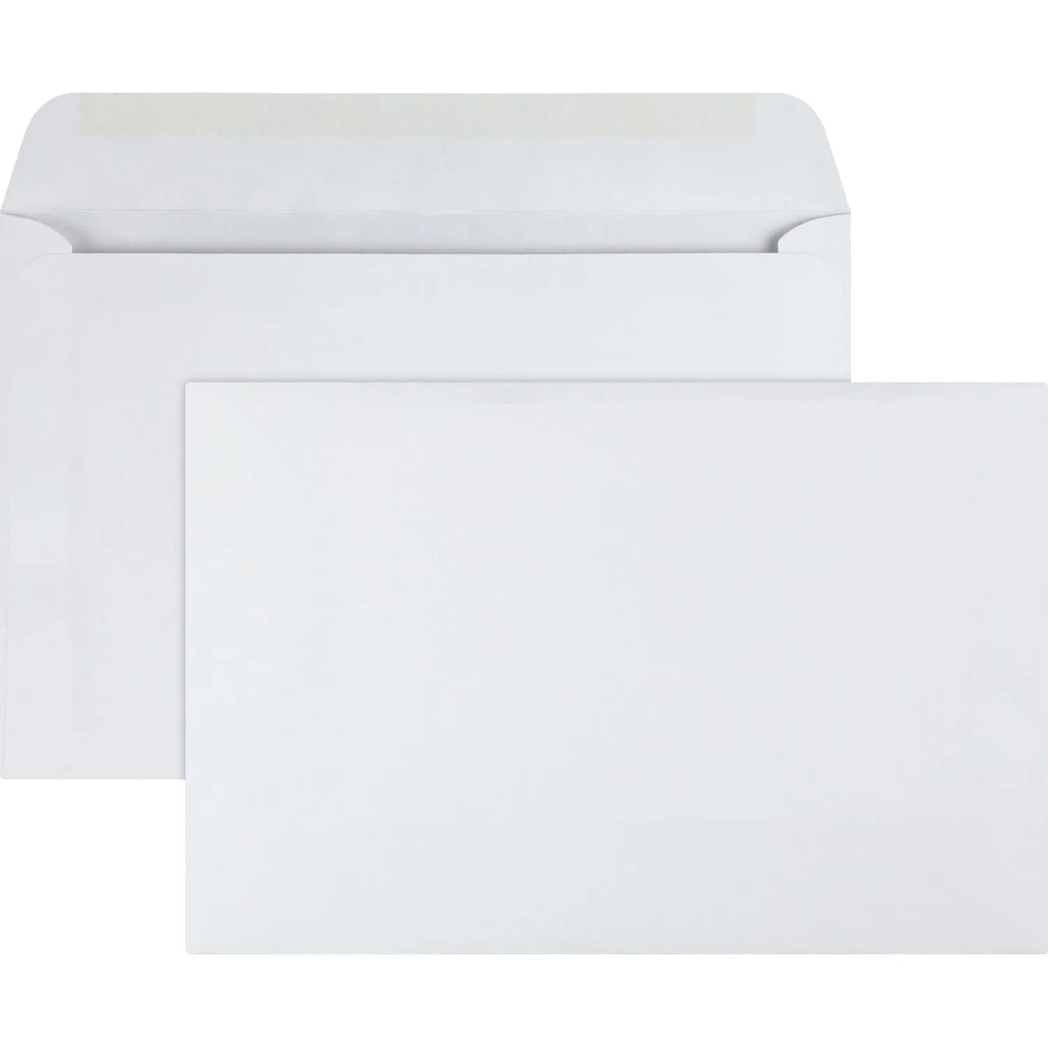 Quality Park Booklet Envelopes, Gummed, White, 6 x 9, 100 per Box, (37113)
