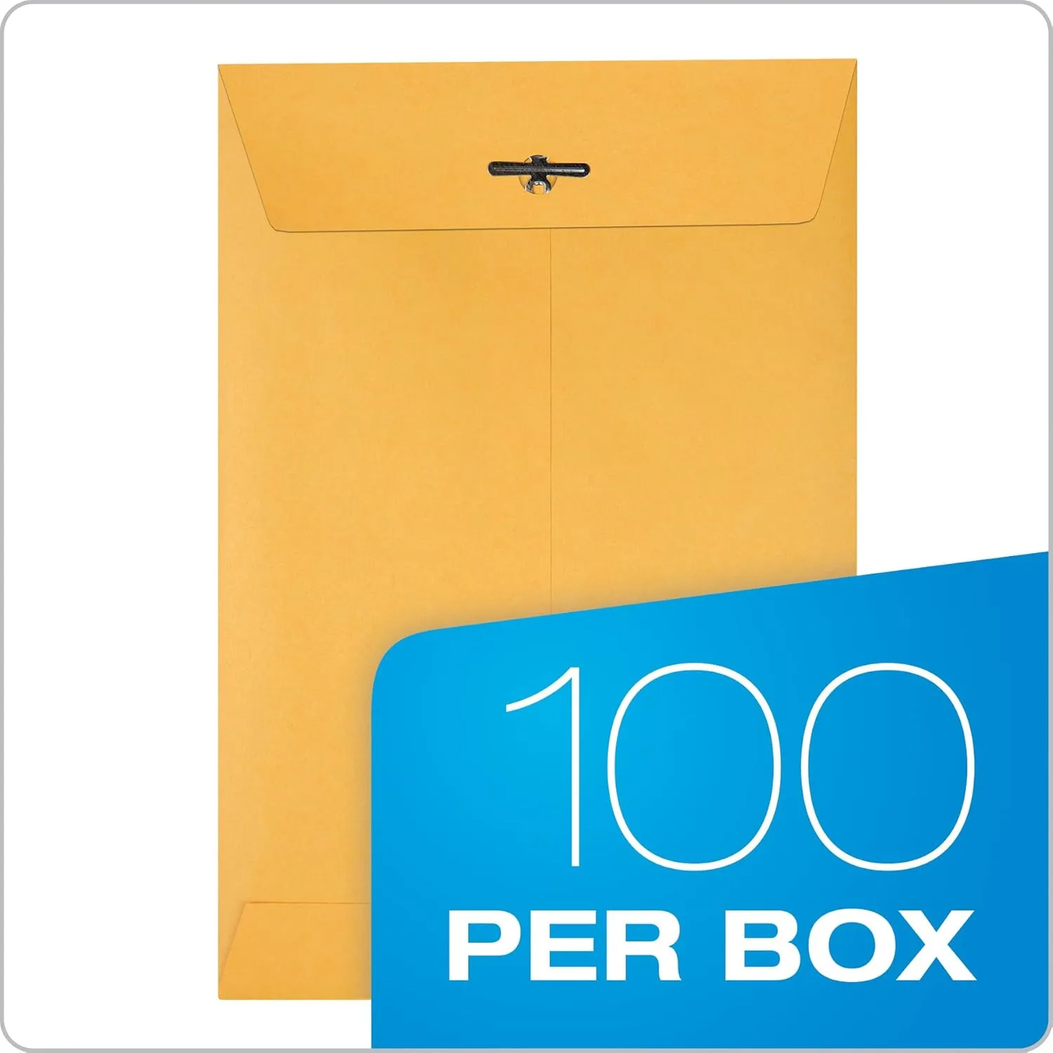 Quality Park Clasp Envelopes, 6.5 x 9.5 Inch Brown Kraft, 100 Count