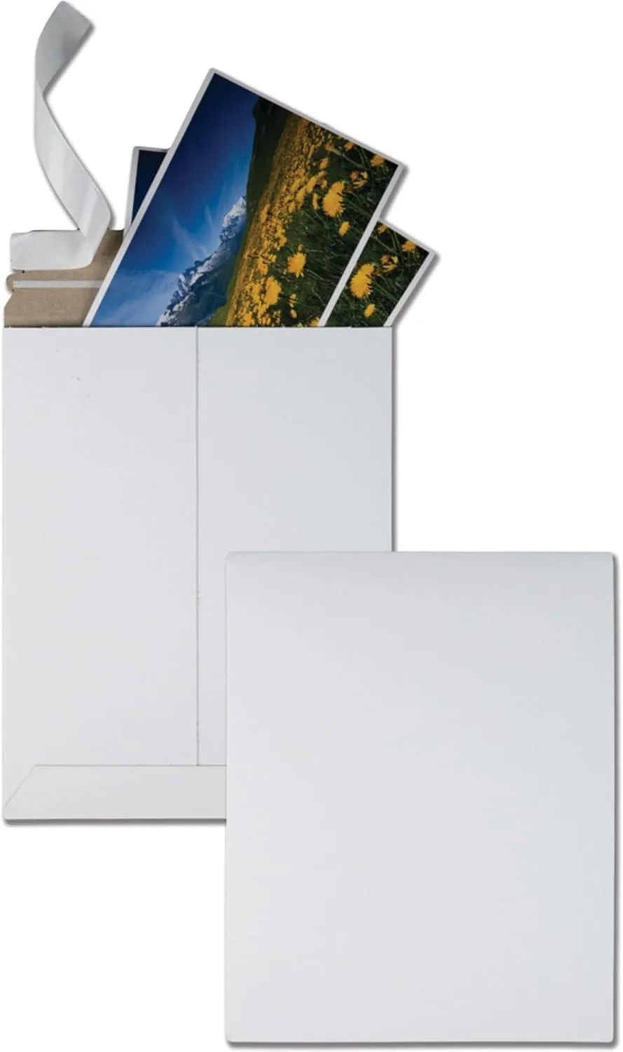 Quality Park Extra-Rigid Fiberboard Photo/Document Mailers, 9 x 11.5 Inches, Box of 25, White