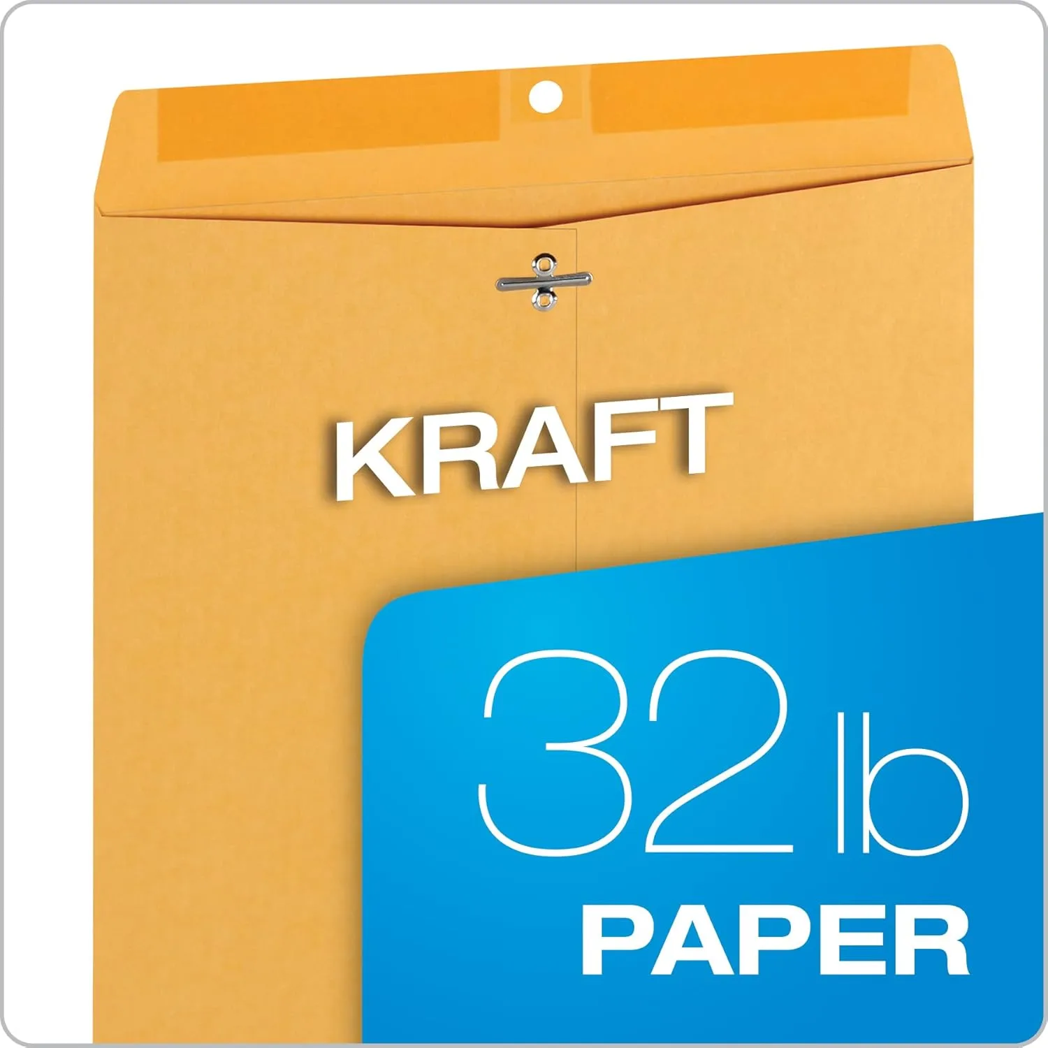 Quality Park Clasp Envelopes, Kraft, 32 lb