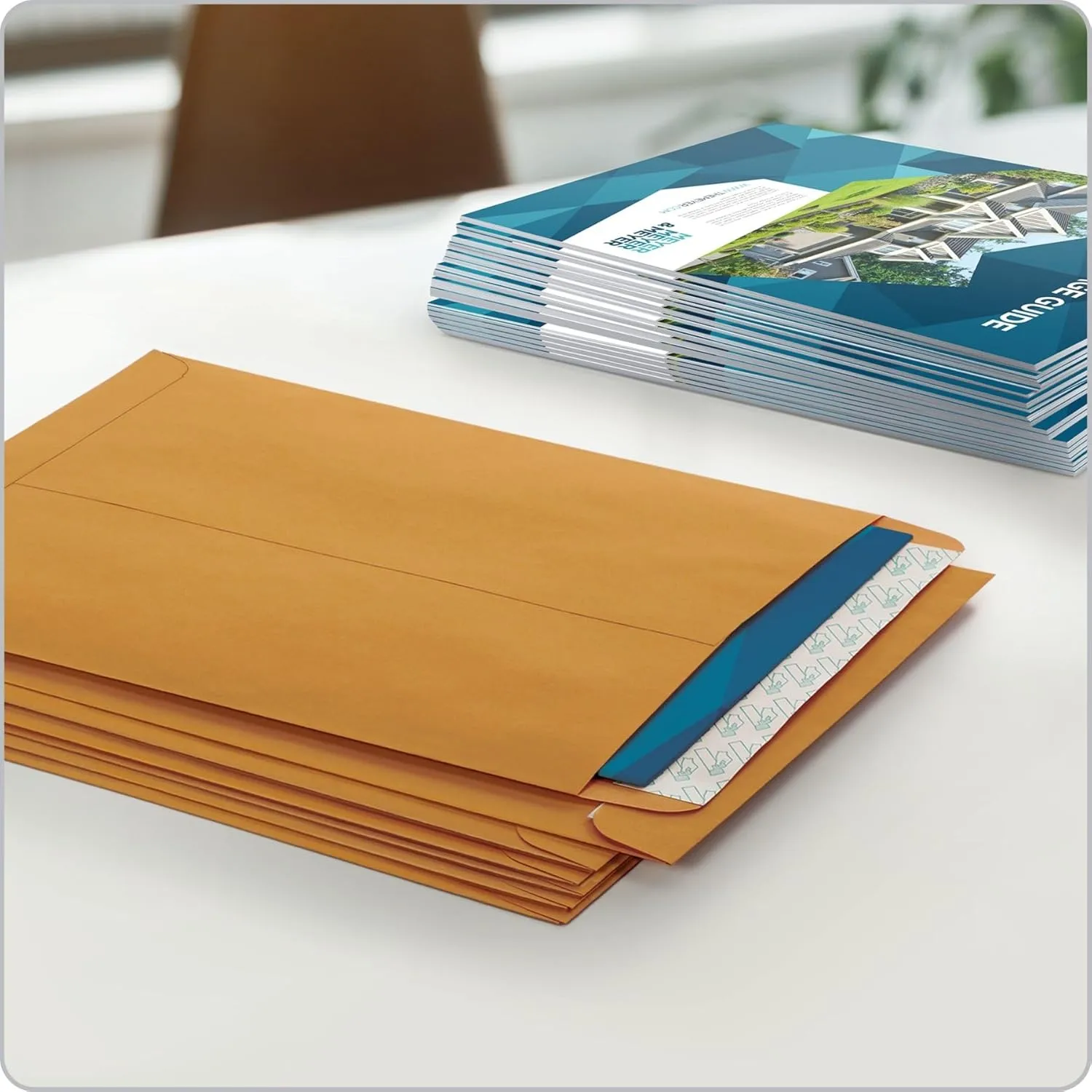 Quality Park 9 x 12 Self-Seal Catalog Envelopes, Brown Kraft, 28 lb, 100/Box