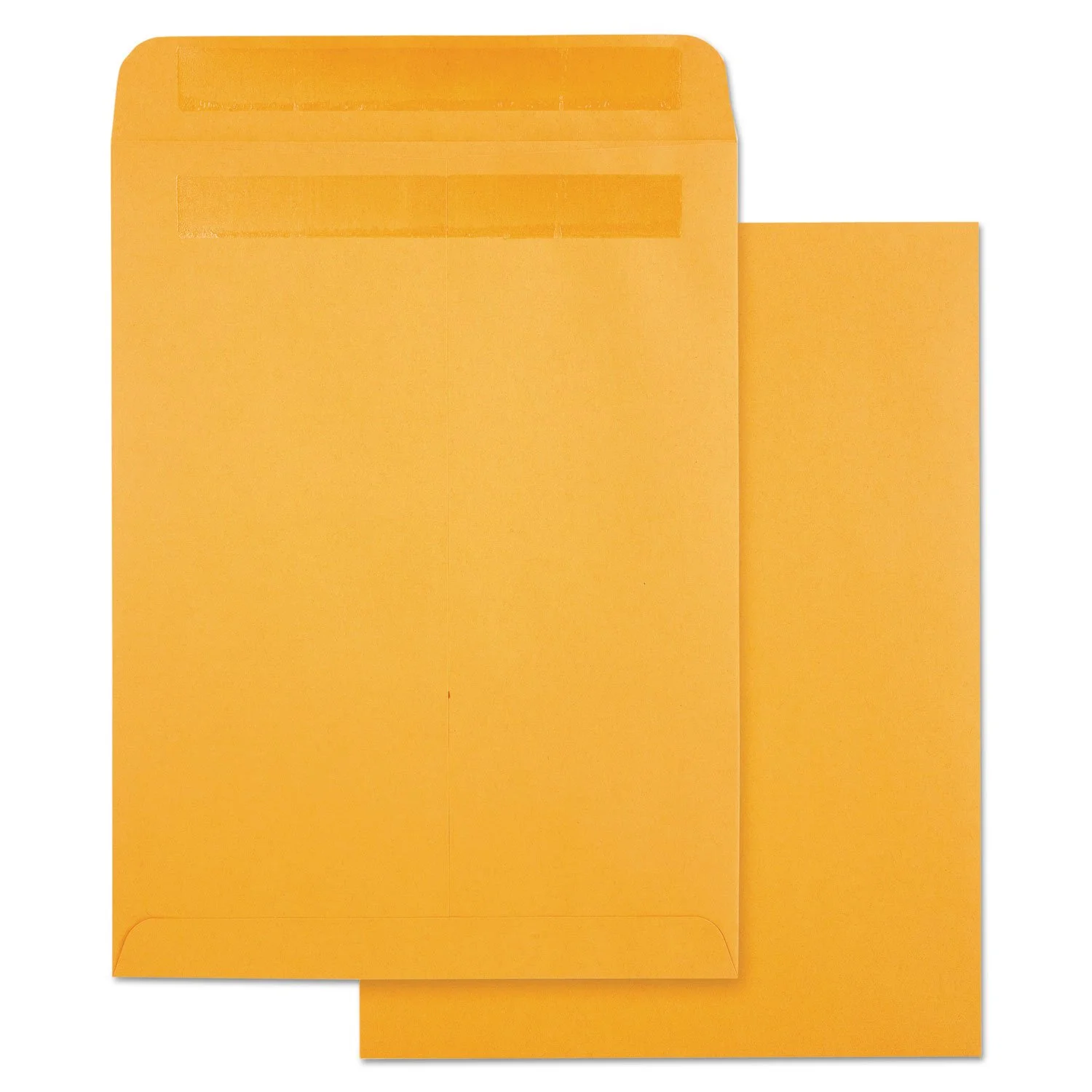 High Bulk Self-Sealing Envelopes, #10 1/2, Cheese Blade Flap, Redi-Seal Closure, 9 X 12, Brown Kraft, 100/Box 9 x 12"